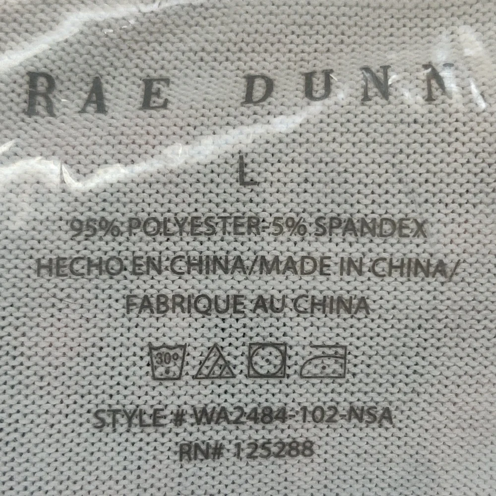 New Rae Dunn Peace and Love Pajama Set
